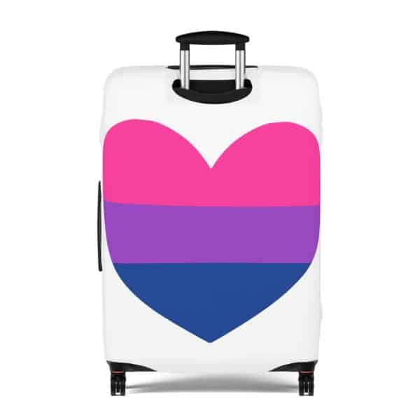 Bisexual Heart Luggage Cover - Image 12