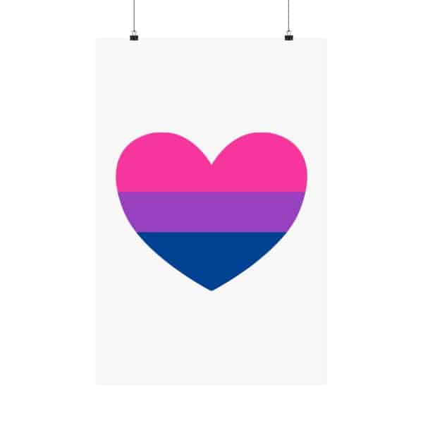 Bisexual Heart Matte Vertical Posters - Image 41