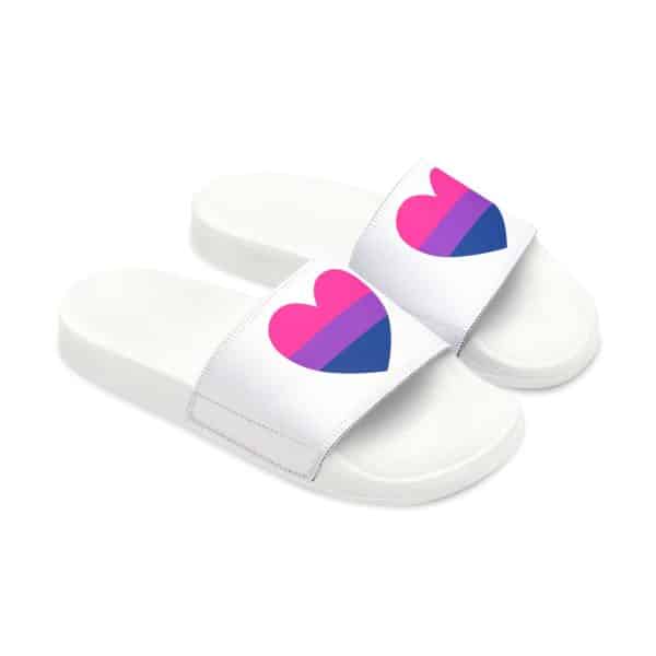 Bisexual Heart Men's Removable-Strap Sandals - Image 12