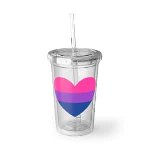 Bisexual Heart Suave Acrylic Cup