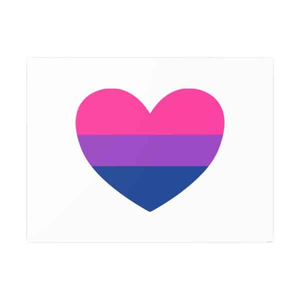 Bisexual Heart Photo Art Paper Posters - Image 79