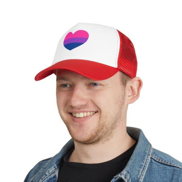 Bisexual Heart Mesh Cap - Image 9