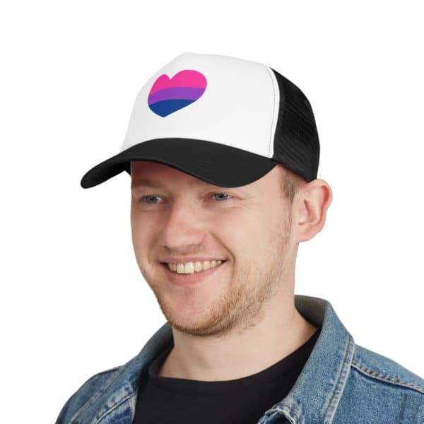 Bisexual Heart Mesh Cap - Image 4