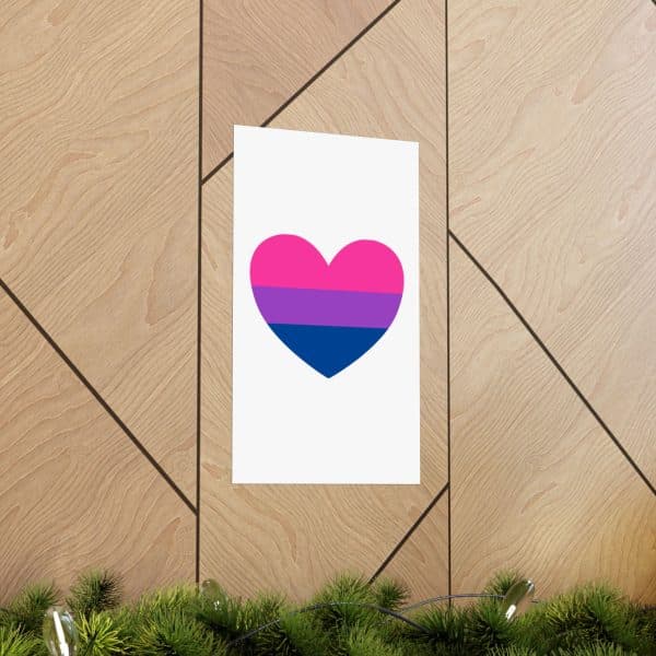 Bisexual Heart Matte Vertical Posters - Image 133