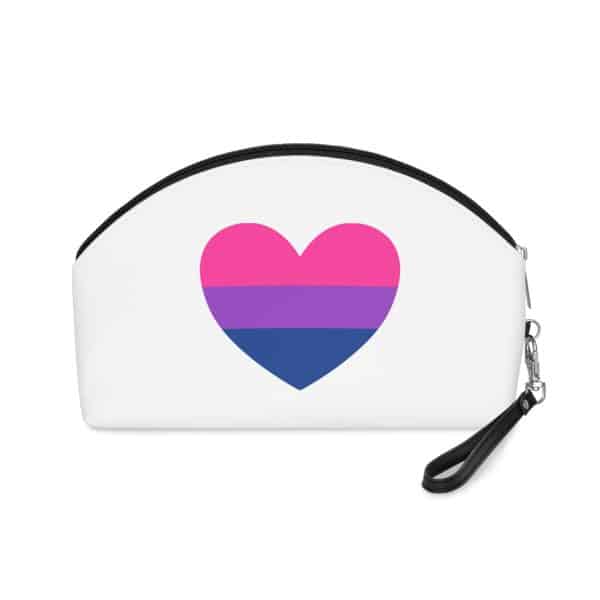 Bisexual Heart Makeup Bag - Image 2
