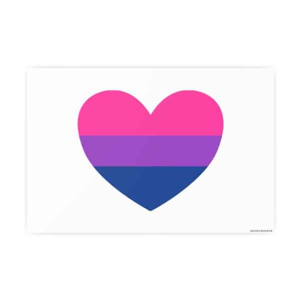 Bisexual Heart Photo Art Paper Posters - Image 10