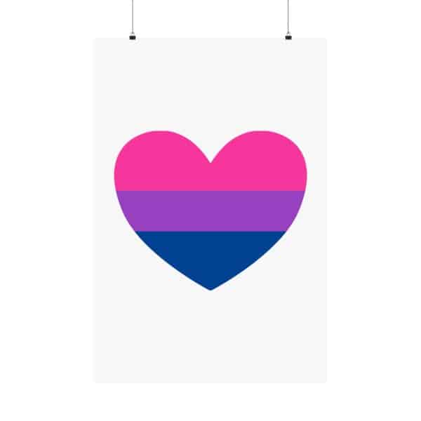 Bisexual Heart Matte Vertical Posters - Image 281