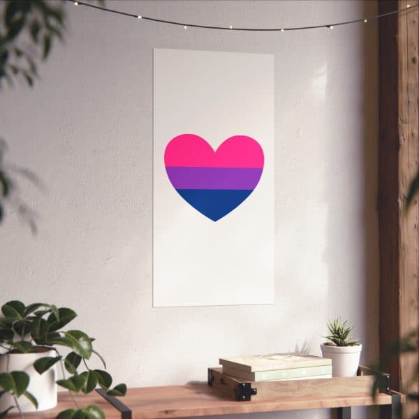 Bisexual Heart Matte Vertical Posters - Image 198