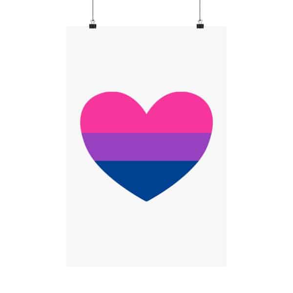 Bisexual Heart Matte Vertical Posters - Image 73