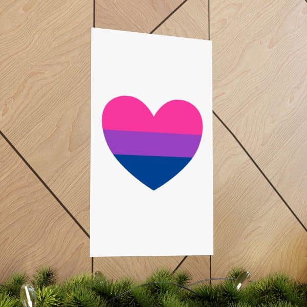 Bisexual Heart Matte Vertical Posters - Image 189