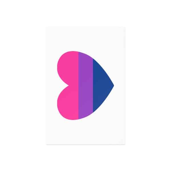 Bisexual Heart Fine Art Postcards - Image 7