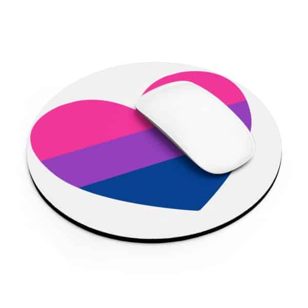 Bisexual Heart Mouse Pad - Image 4
