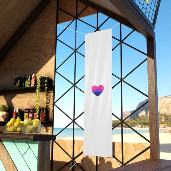 Bisexual Heart Matte Banner - Image 33