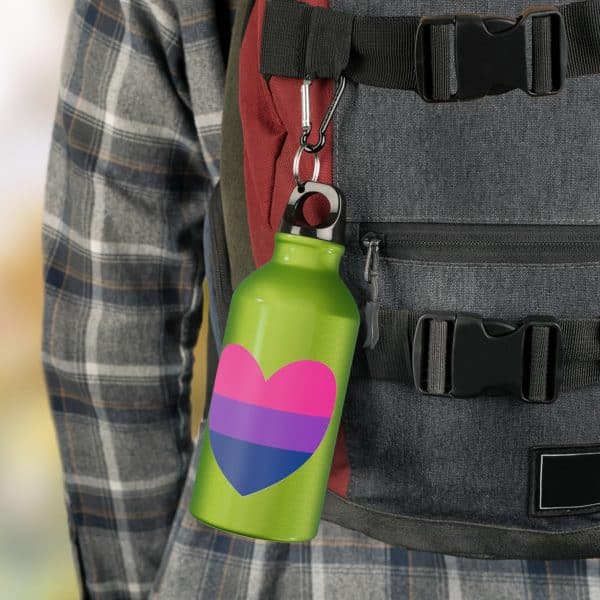Bisexual Heart Oregon Sport Bottle - Image 49