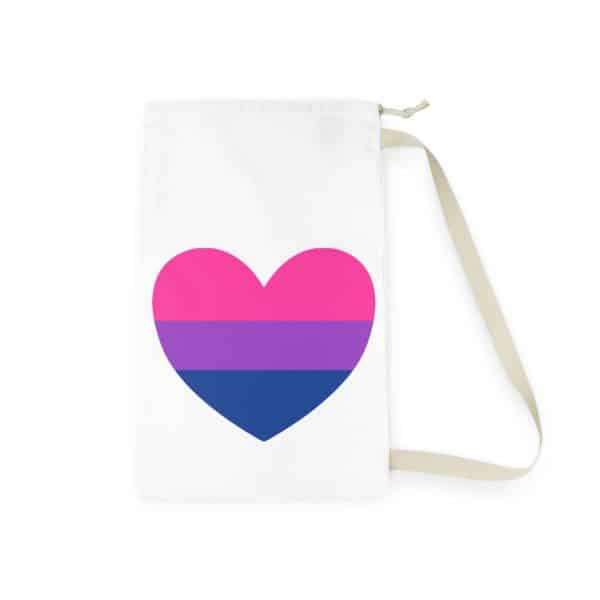 Bisexual Heart Laundry Bag - Image 5