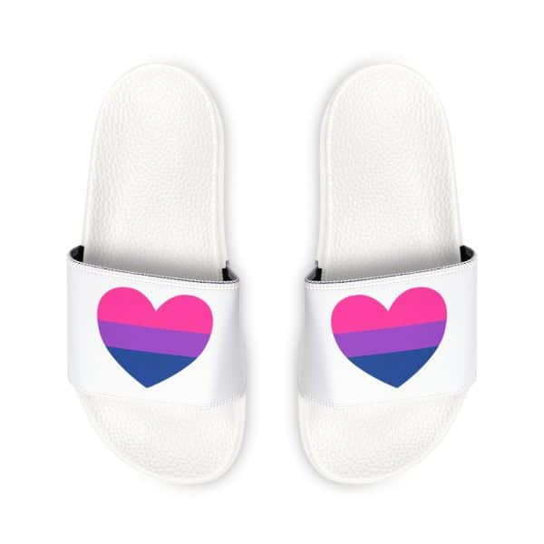 Bisexual Heart Men's Removable-Strap Sandals - Image 6