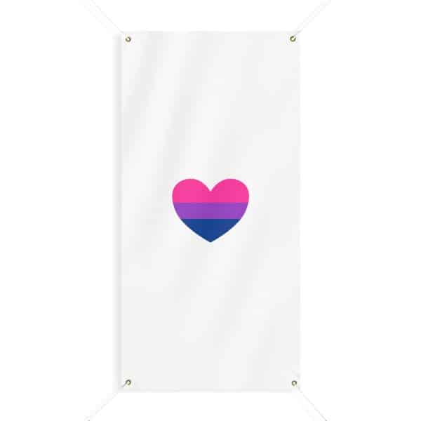 Bisexual Heart Matte Banner - Image 25