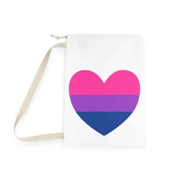 Bisexual Heart Laundry Bag - Image 2