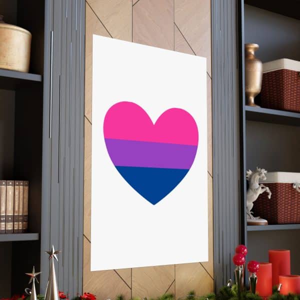 Bisexual Heart Matte Vertical Posters - Image 301