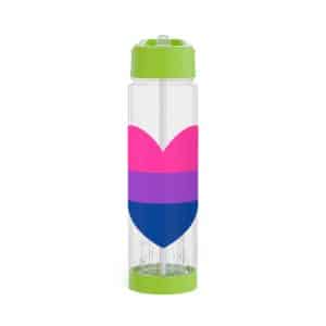 Bisexual Heart Infuser Water Bottle