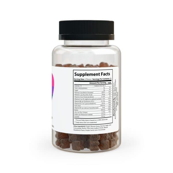 Bisexual Heart Multivitamin Gummies for Adults (60 Gummies) - Image 4