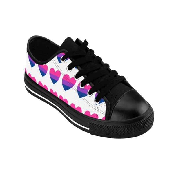 Bisexual Heart Men's Sneakers - Image 9