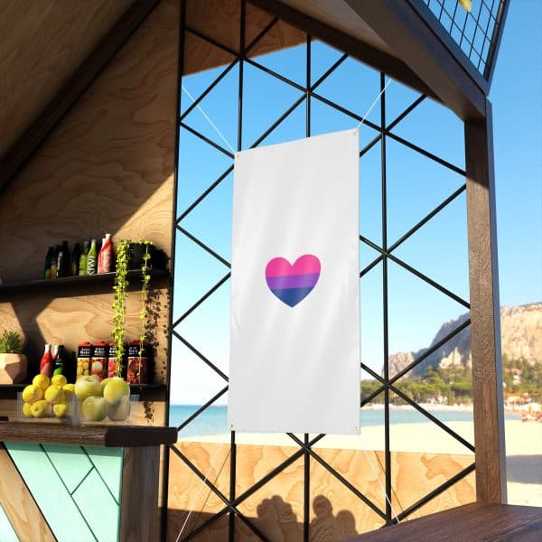 Bisexual Heart Matte Banner - Image 39