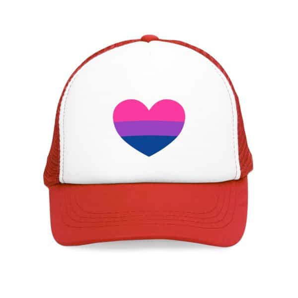 Bisexual Heart Mesh Cap - Image 6