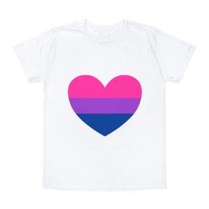 Bisexual Heart Unisex Iconic T-Shirt