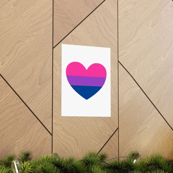 Bisexual Heart Matte Vertical Posters - Image 125