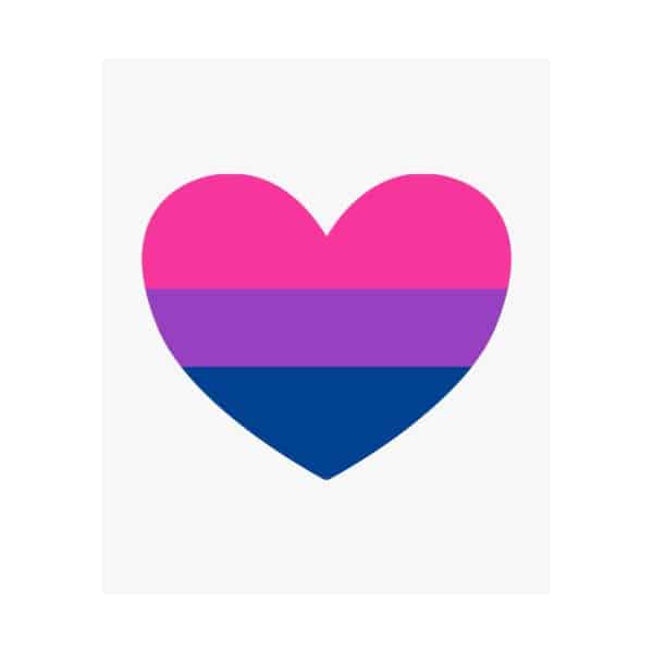 Bisexual Heart Matte Vertical Posters - Image 82