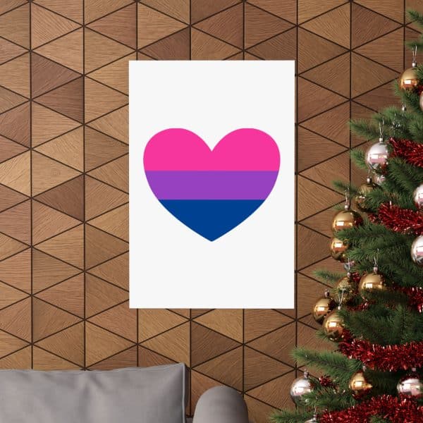 Bisexual Heart Matte Vertical Posters - Image 44