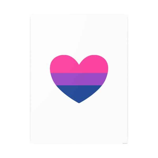 Bisexual Heart Photo Art Paper Posters - Image 94