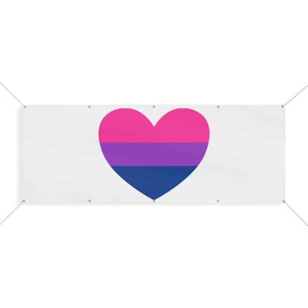 Bisexual Heart Matte Banner - Image 19