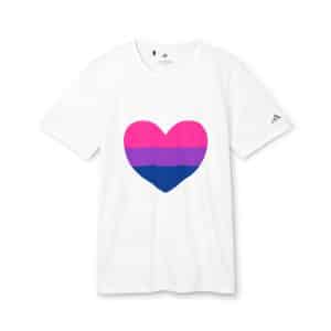 Bisexual Heart adidas Unisex Sport T-shirt