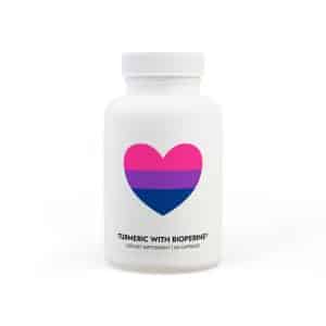 Bisexual Heart Turmeric with BioPerine® (Black Pepper Fruit Extract) Supplement (60 Capsules)