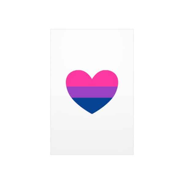 Bisexual Heart Foam Board - Image 41