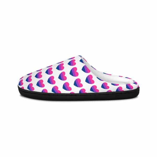 Bisexual Heart Men's Indoor Slippers - Image 4