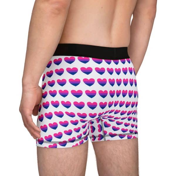 Bisexual Heart Men's Boxers (AOP) - Image 7