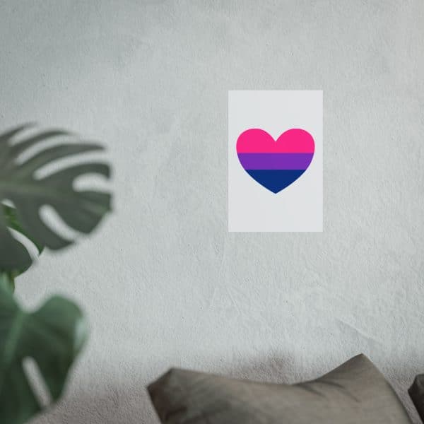 Bisexual Heart Fine Art Posters - Image 5