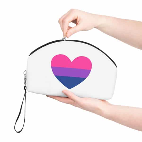 Bisexual Heart Makeup Bag - Image 6