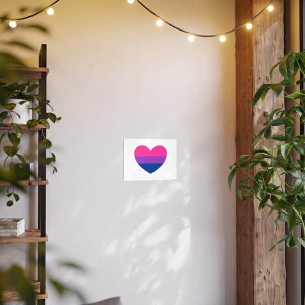 Bisexual Heart Photo Art Paper Posters - Image 119