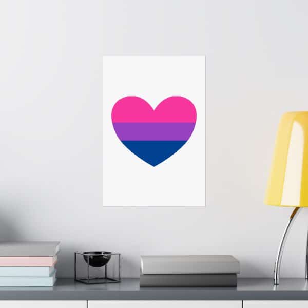 Bisexual Heart Matte Vertical Posters - Image 176