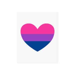 Bisexual Heart Fine Art Posters