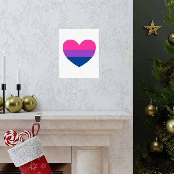 Bisexual Heart Matte Vertical Posters - Image 55