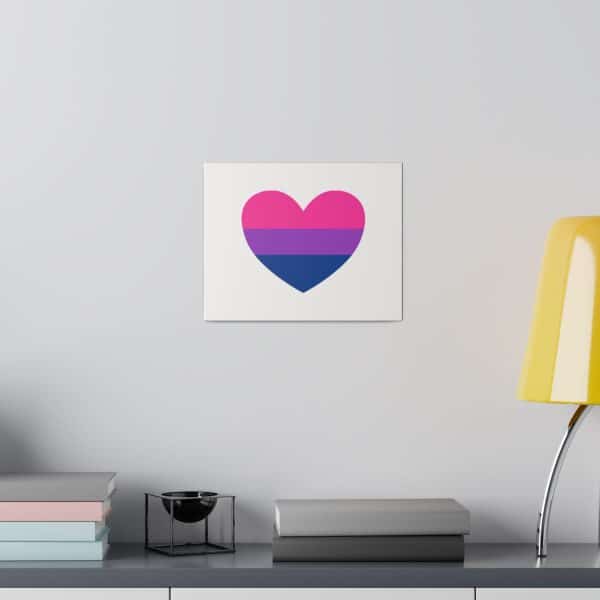 Bisexual Heart Matte Canvas, Stretched, 0.75" - Image 96