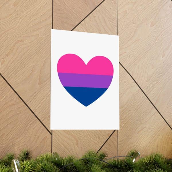 Bisexual Heart Matte Vertical Posters - Image 181