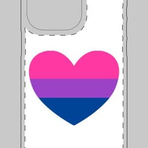 Bisexual Heart Tough Magnetic Cases