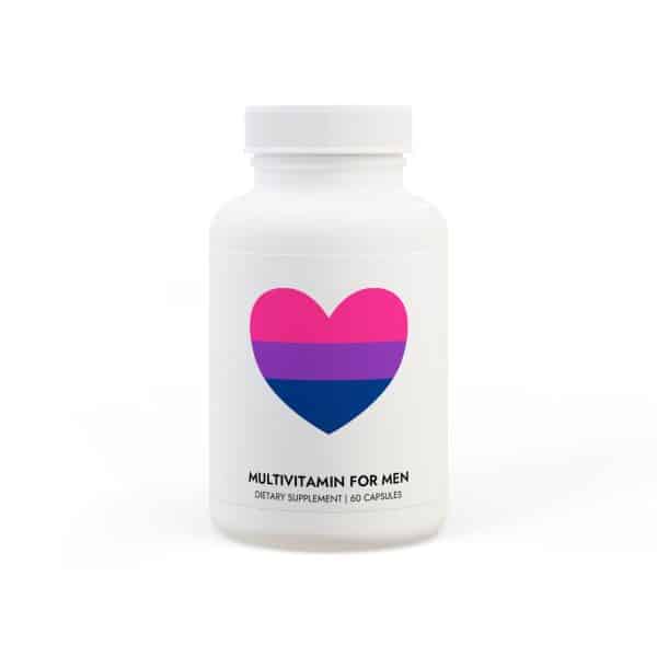 Bisexual Heart Multivitamin for Men Supplement (60 Capsules)