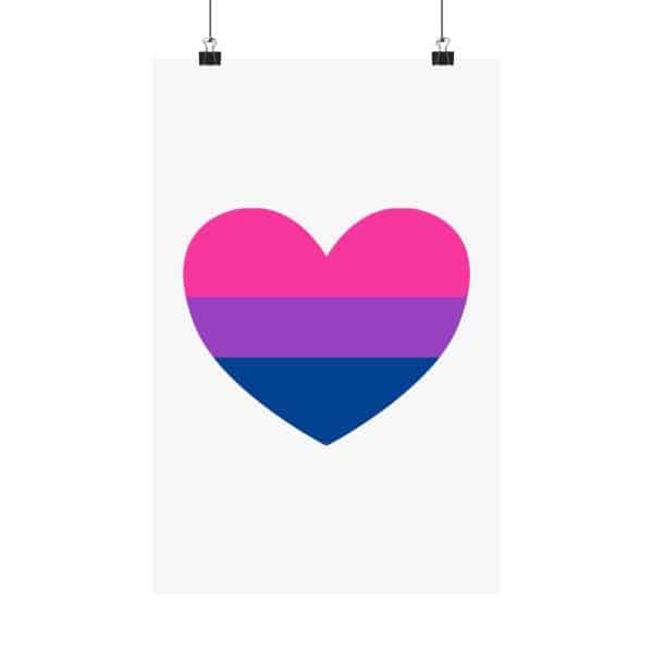 Bisexual Heart Matte Vertical Posters - Image 145